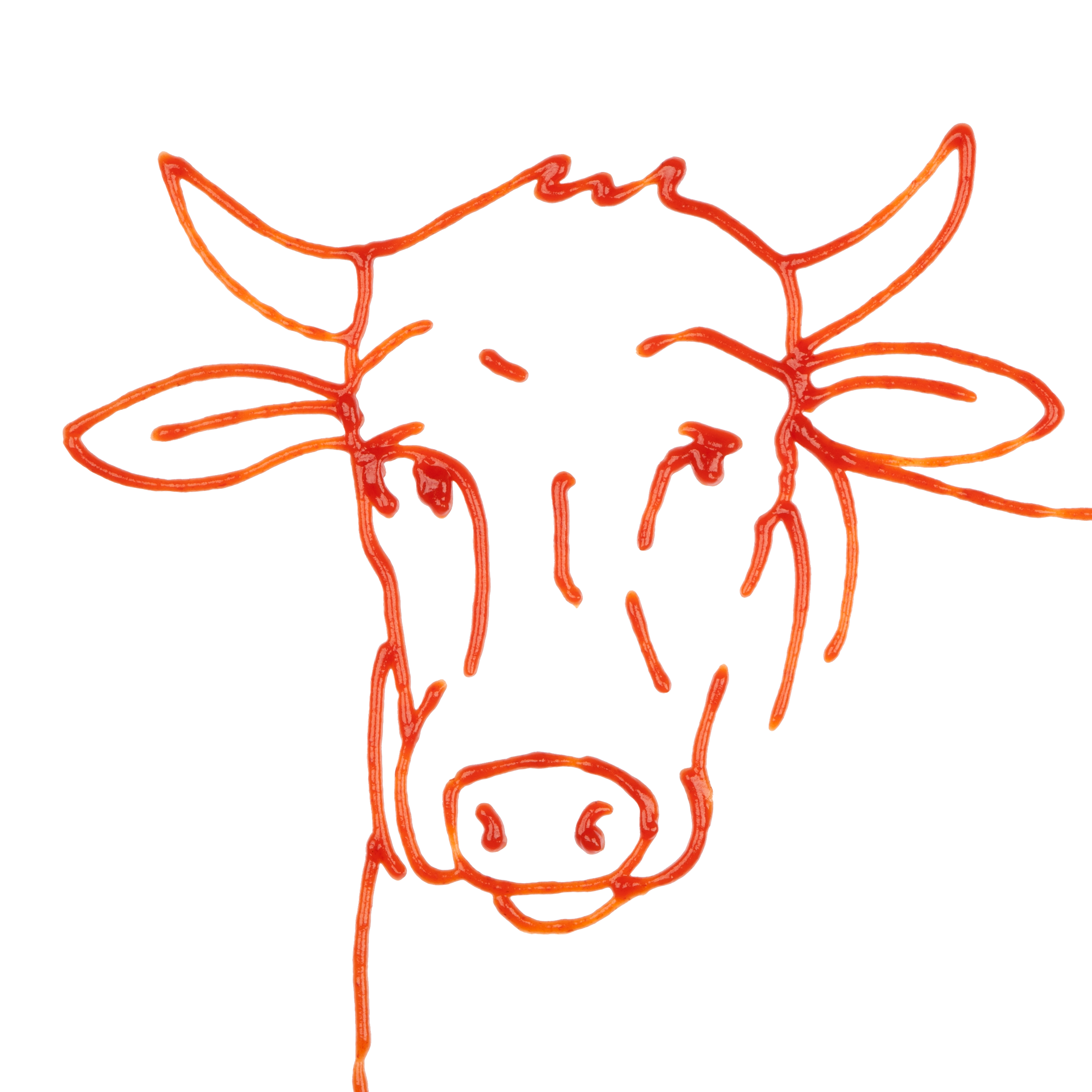 Ketchup cow
