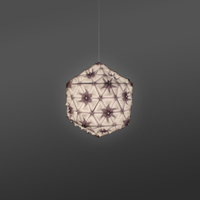 Metropolis paper lampshade